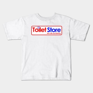 Toilet Store: Fine Suits and Tailoring Kids T-Shirt